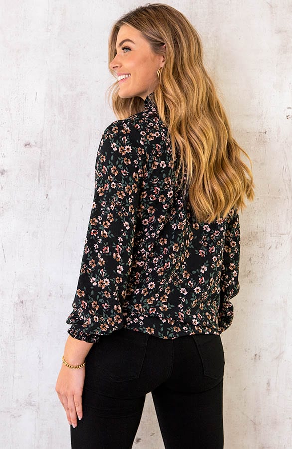Col Blouse Bloemen – shoparchief, foto 3