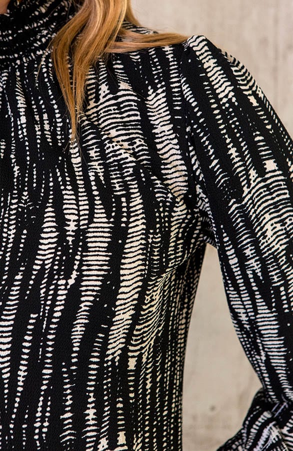 Rollkragen Bluse Print Deluxe, Shoparchiv, Foto 9