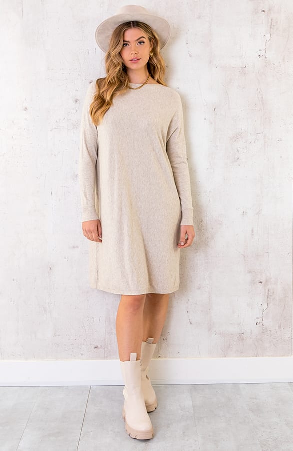 Comfy Knopf-Tunika Beige, Shoparchiv, Foto 6