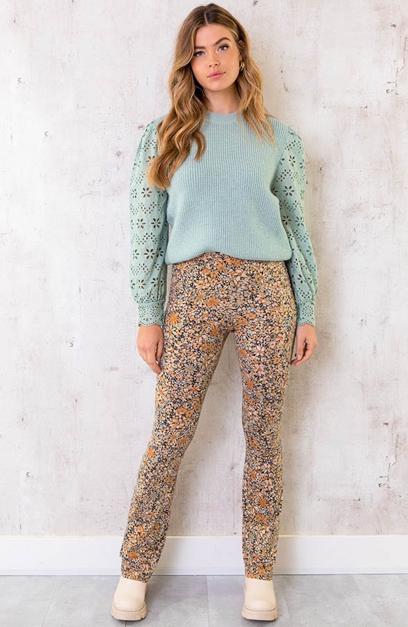 Embroidery Trui Gebreid Mint – shoparchief, foto 6