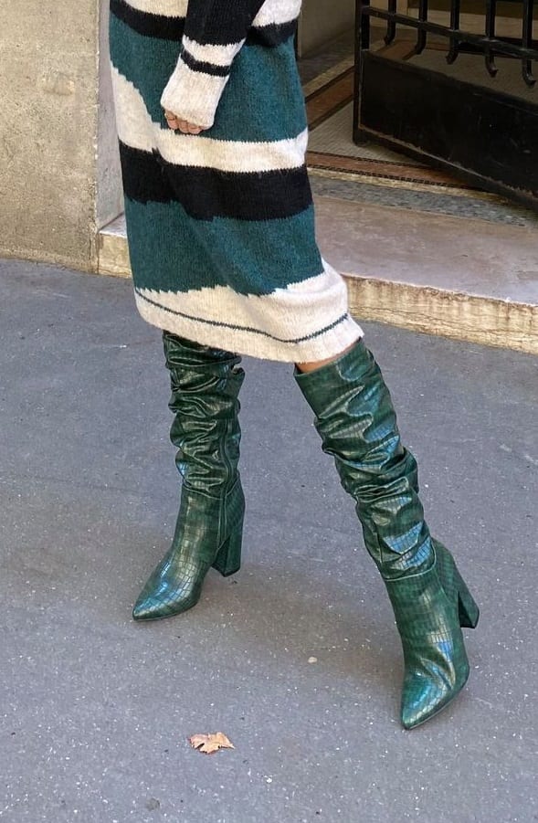 High Croco Boots Smaragd, Shoparchiv, Foto 2