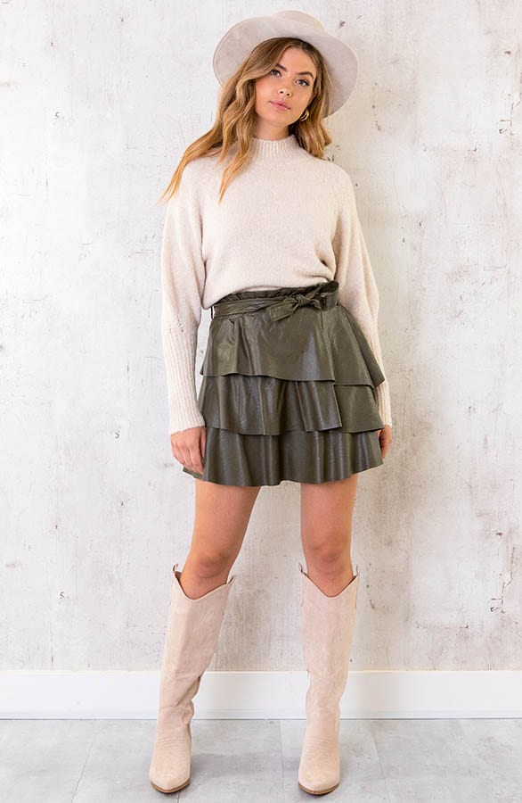 Lurex Sweater Beige – shoparchief, foto 4