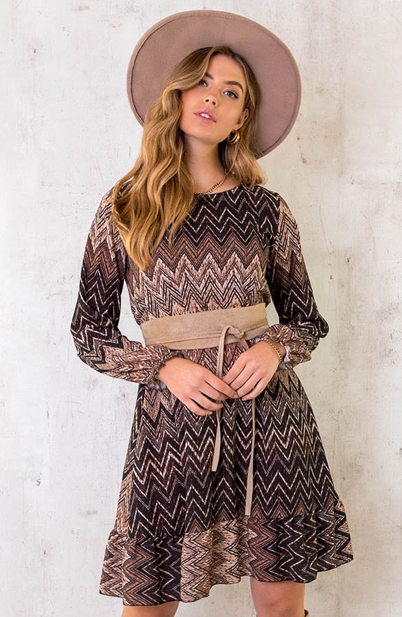 Limited Print Aztec Jurk – shoparchief, foto 1