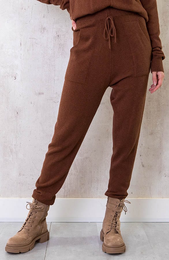 Soft Comfy Broek Choco – shoparchief, foto 1