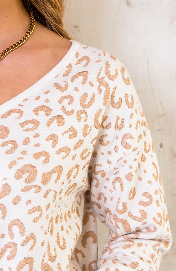 Trui Met Panterprint Metallic – shoparchief, foto 5