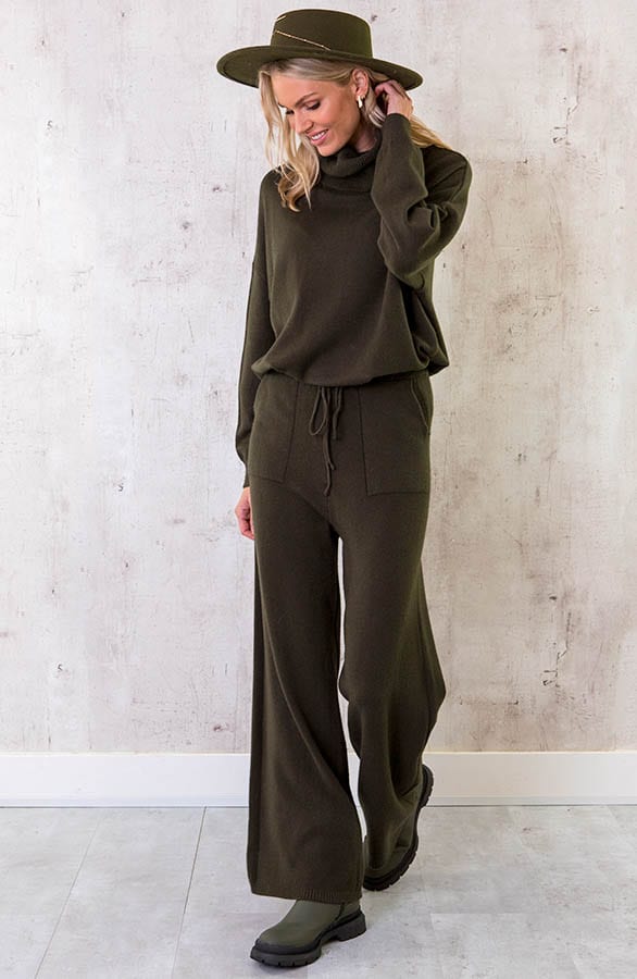 Chloe Soft Pants Army – shoparchief, foto 4