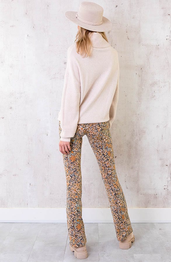 Rollkragen Streifen Pullover Beige, Shoparchiv, Foto 4