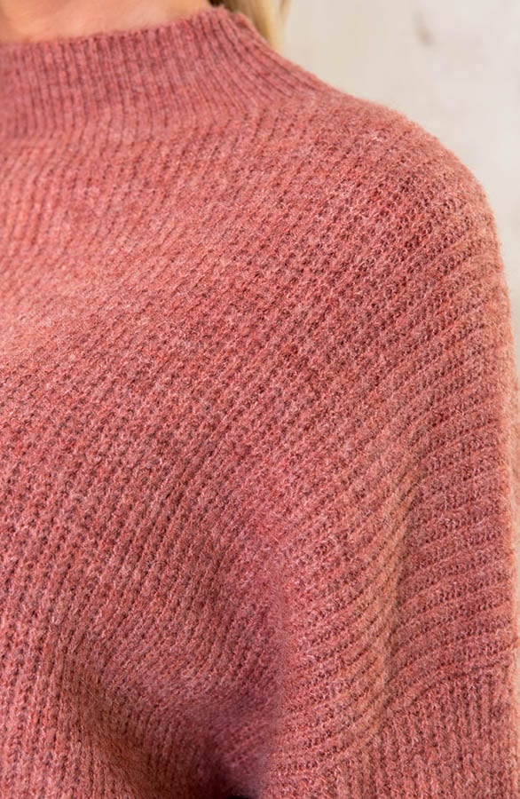 Knitted Sweater Oud Roze – shoparchief, foto 5