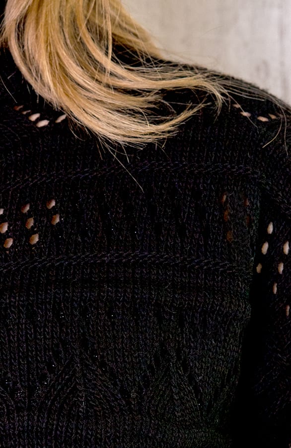 Gehaakte Trui Aztec Patroon Zwart – shoparchief, foto 5