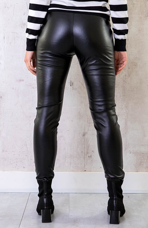 Leather Jogger Black – shoparchief, foto 6