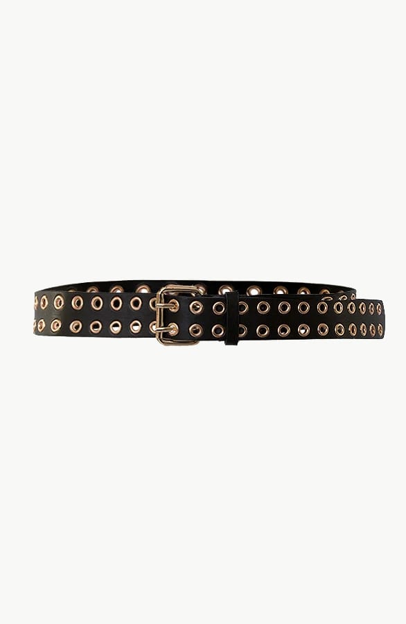 Leren Broek Riem Goud – shoparchief, foto 1