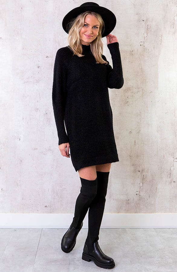 Lurex Sweater Lang Zwart – shoparchief, foto 2