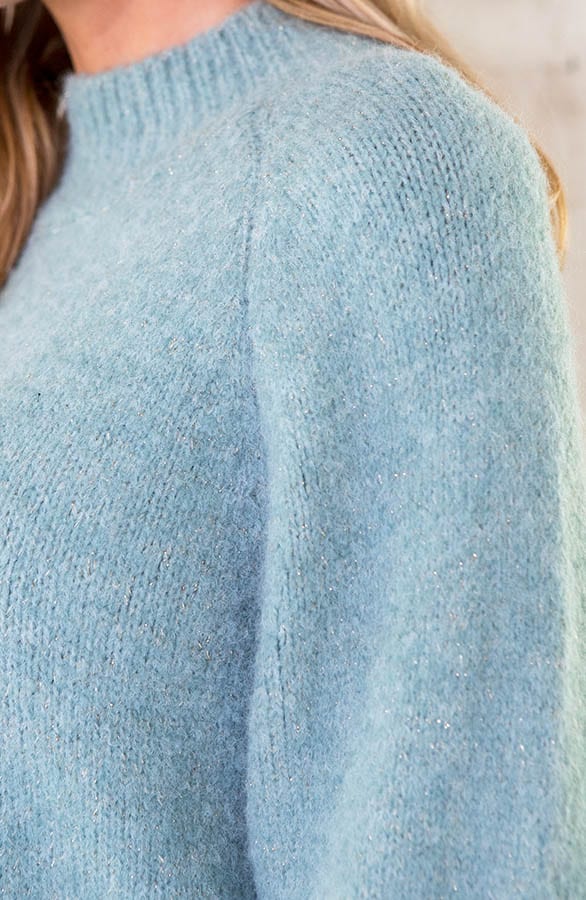 Lurex Sweater Mint – shoparchief, foto 5