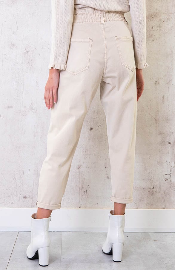 Mom Jeans Baggy Fit Hellbeige, Shoparchiv, Foto 4