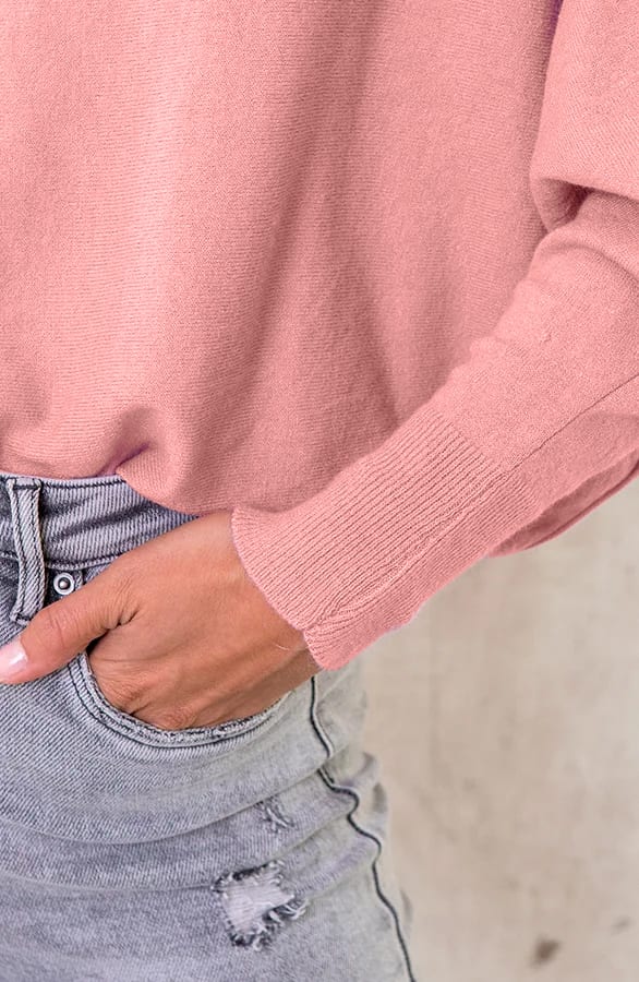 Oversized Soft Trui Candy Pink – shoparchief, foto 4