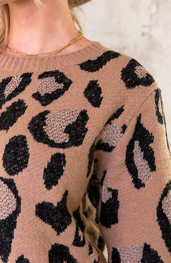 Panter Trui Gebreid Camel – shoparchief, foto 5