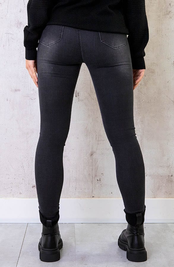 Push Up Skinny Jeans Dark Grey – shoparchief, foto 6