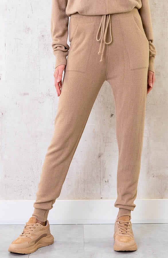 Soft Comfy Broek Camel – shoparchief, foto 1