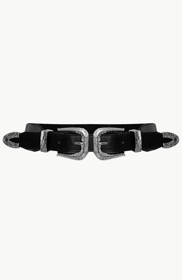 Taille Gespen Riem Zwart – shoparchief, foto 1