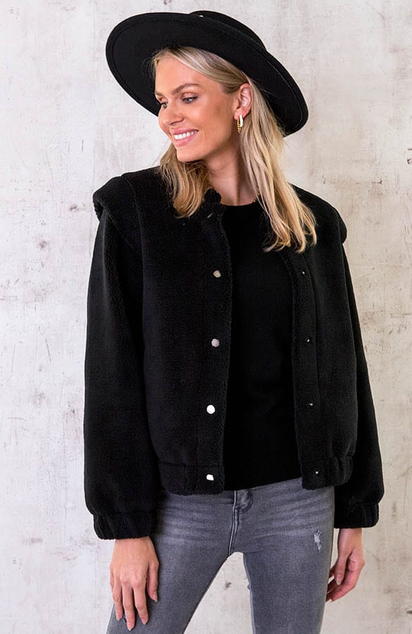 Teddy Bomber Jasje Zwart – shoparchief, foto 2