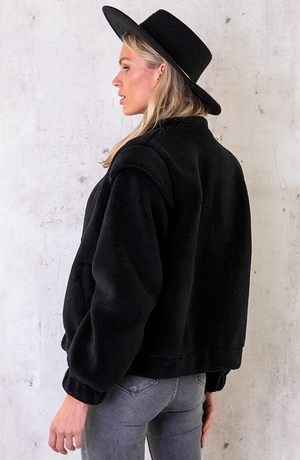 Teddy Bomber Jasje Zwart – shoparchief, foto 5