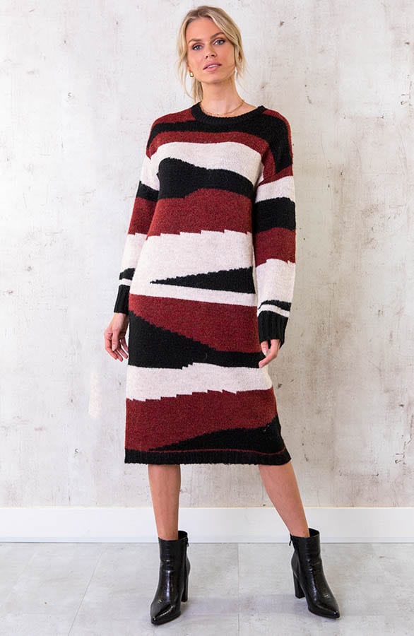 Tricolore Strepen Tuniek Bordeauxrood – shoparchief, foto 1