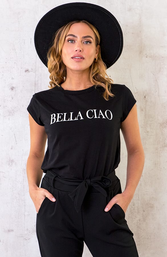 Bella Ciao Top Zwart – shoparchief, foto 1