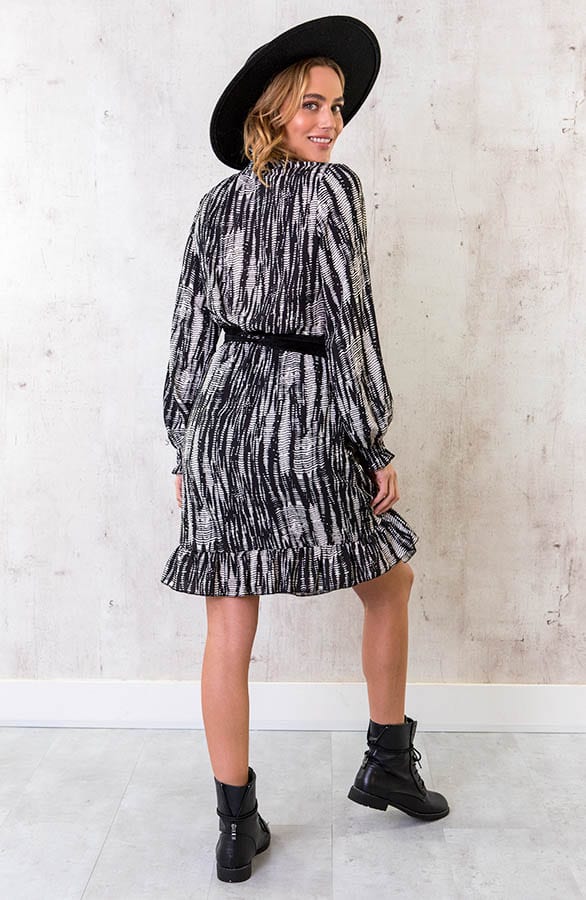 Col Jurk Overslag Print Deluxe – shoparchief, foto 4
