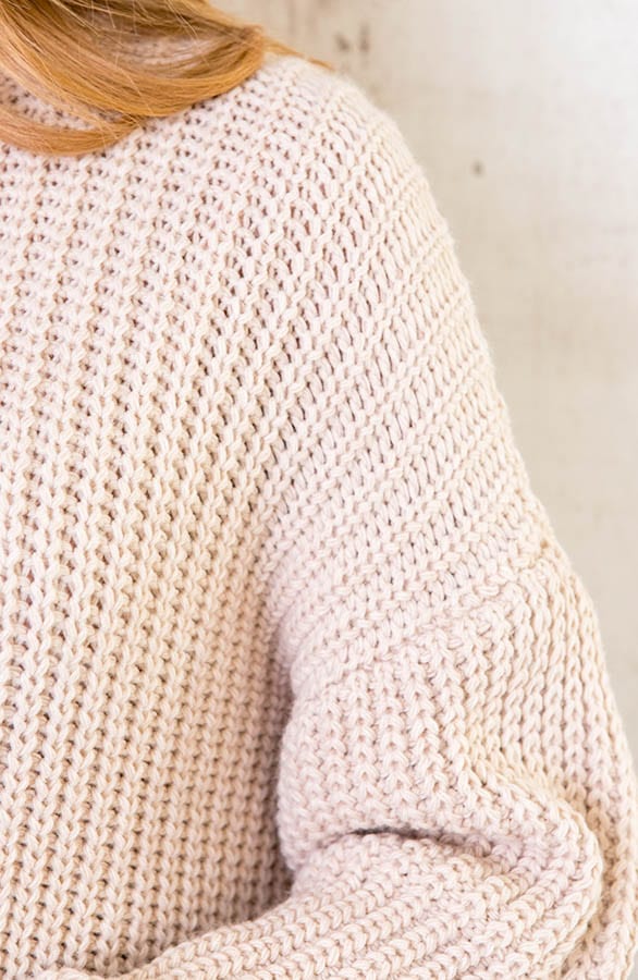 Grof Gebreide Trui Beige – shoparchief, foto 6