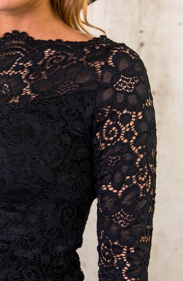 Kanten Sleeve Deluxe Zwart – shoparchief, foto 4