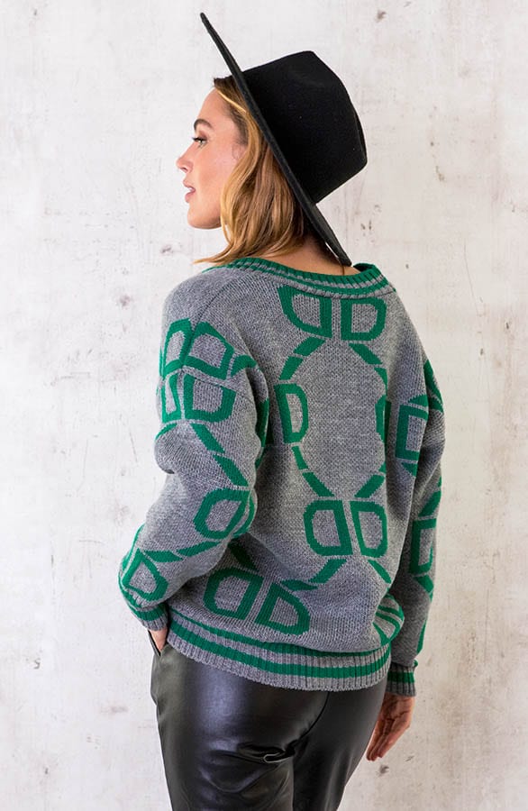 Monogram Vest Grijs – shoparchief, foto 3