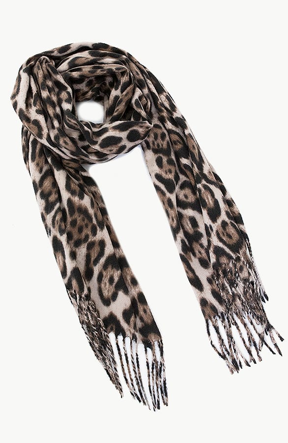 Panterprint Sjaal Beige – shoparchief, foto 1