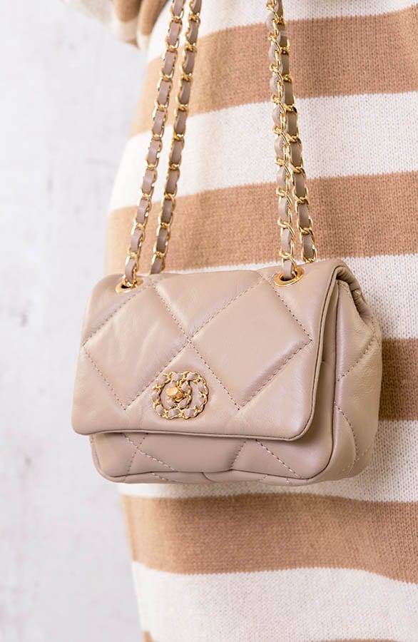 Quilted Chain Bag Beige, Shoparchiv, Foto 3