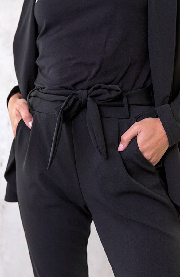 Strik Broek Basic Zwart – broeken, foto 4