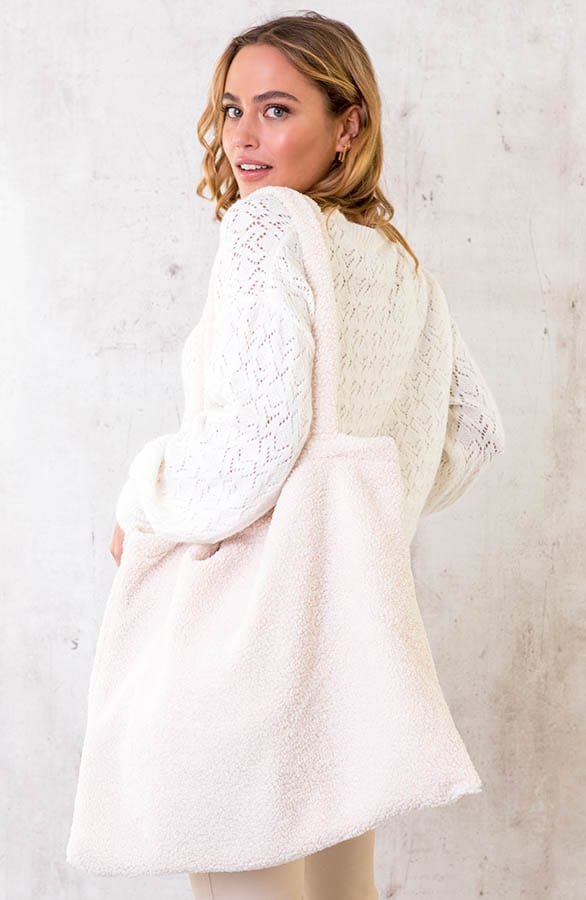 Teddy Shopper Beige – shoparchief, foto 1