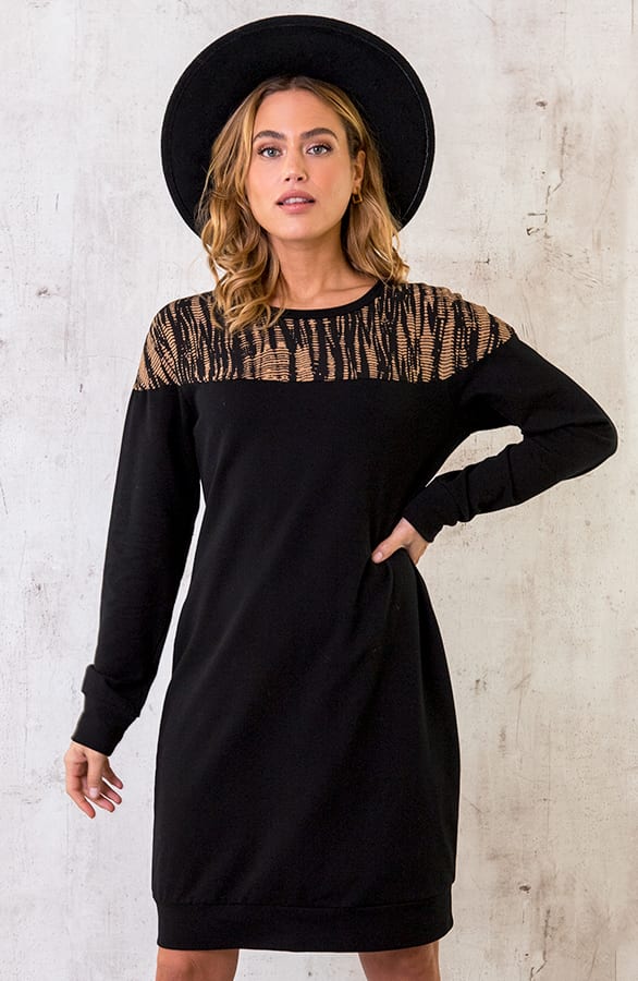 Tuniek Deluxe Print Cognac – shoparchief, foto 1