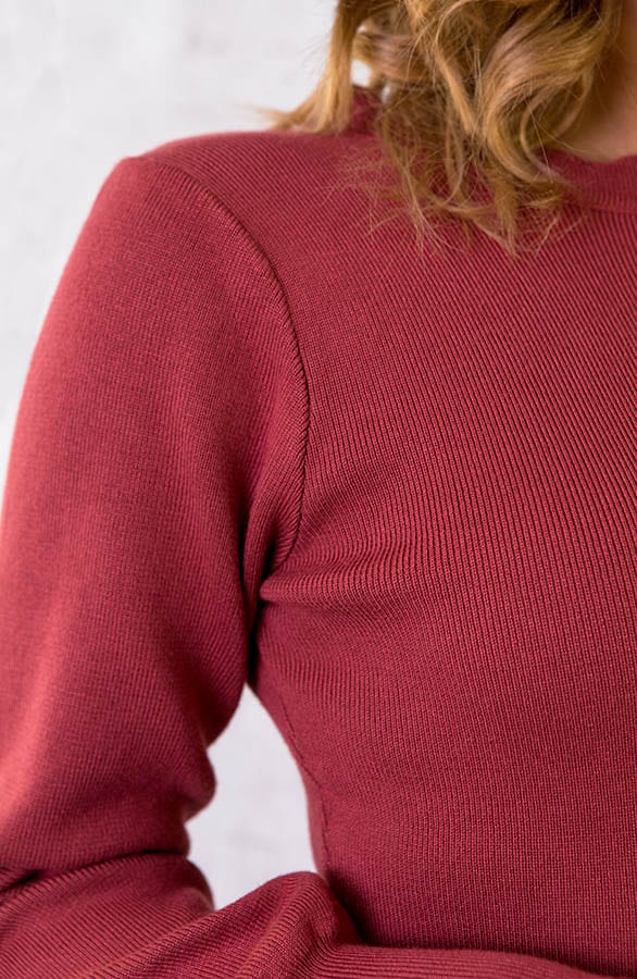 Wavy A-lijn Jurk Dust Pink – shoparchief, foto 4
