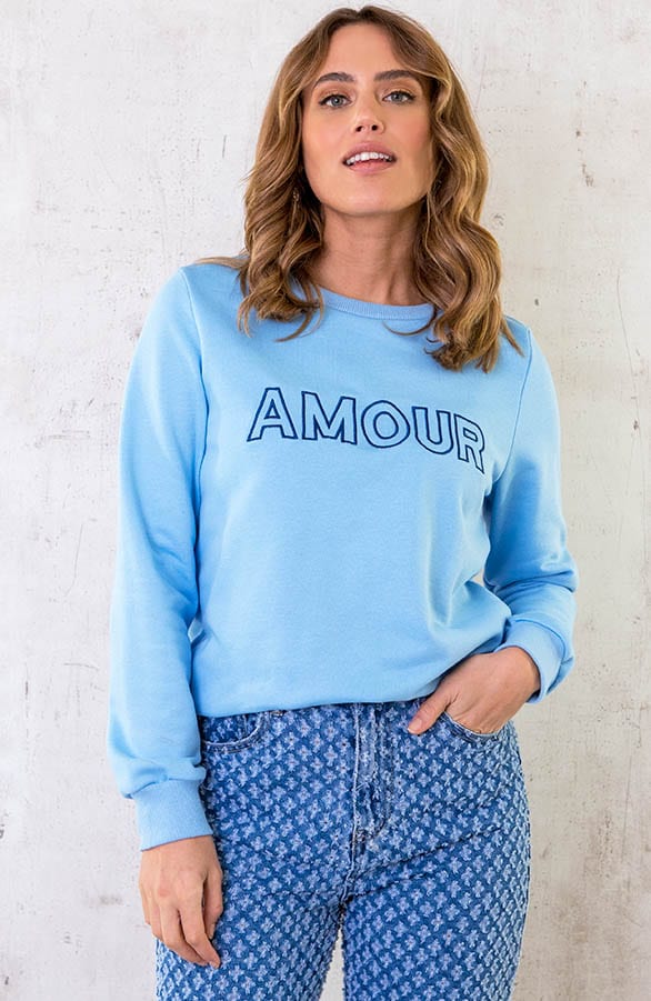 Amour Sweater Blauw – shoparchief, foto 3