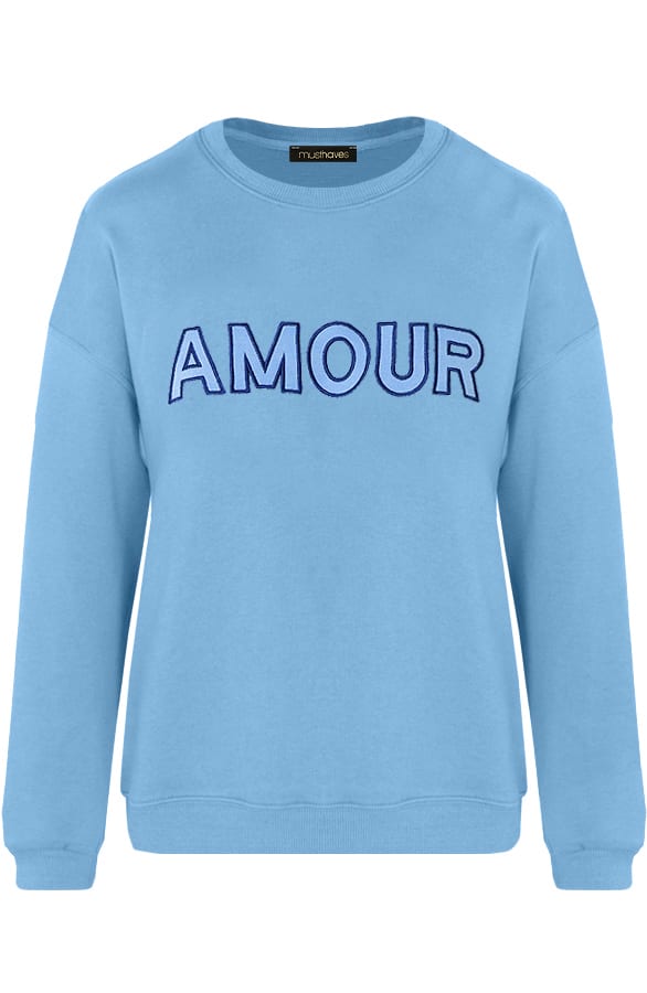 Amour Sweater Blauw – shoparchief, foto 1