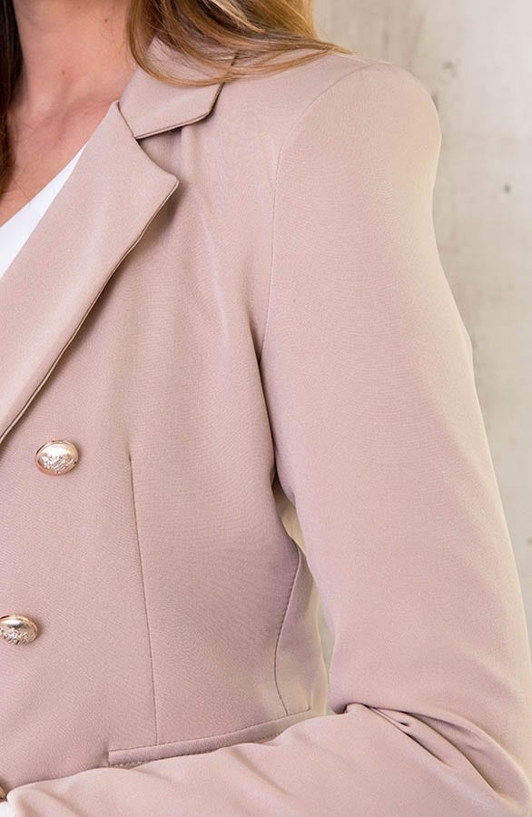 Button Blazer Beige 2.0 – shoparchief, foto 5