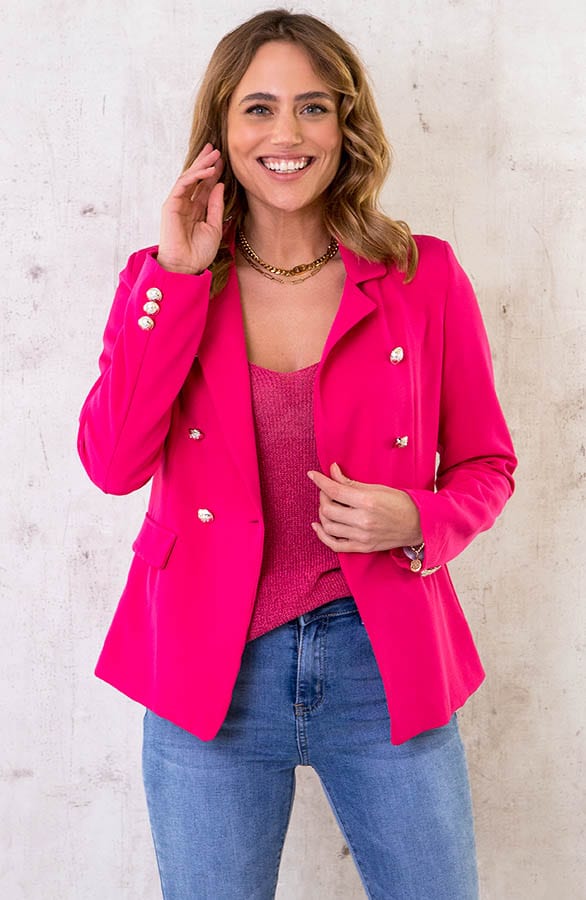 Button Blazer Fuchsia 2.0 – shoparchief, foto 7