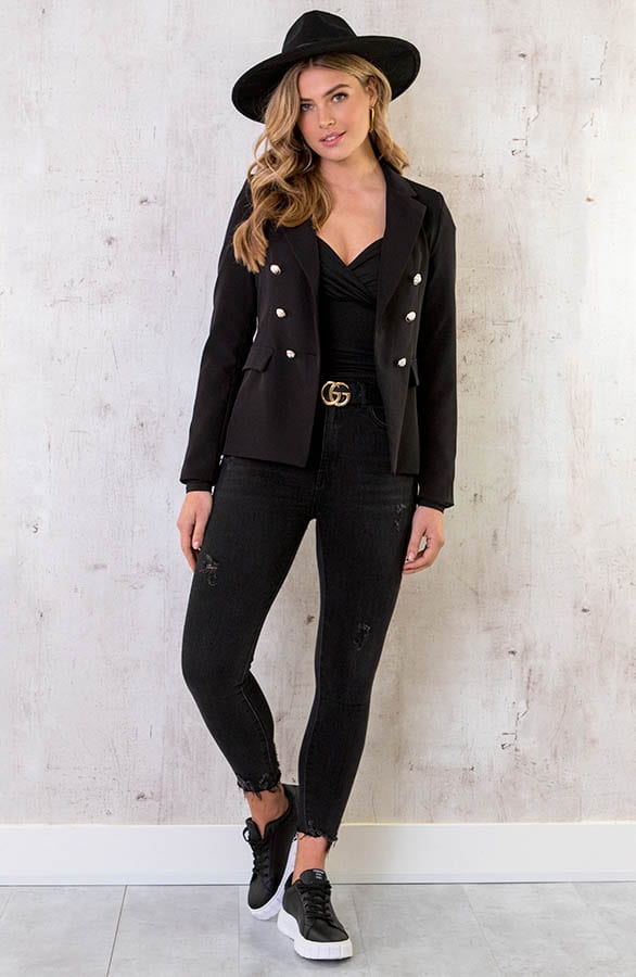 Button Blazer Zwart 2.0 – shoparchief, foto 11