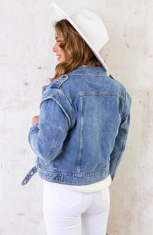 Exclusive Denim Jacket 2 in 1 – shoparchief, foto 4