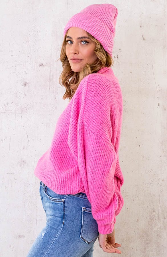 Knitted Sweater Roze – shoparchief, foto 3