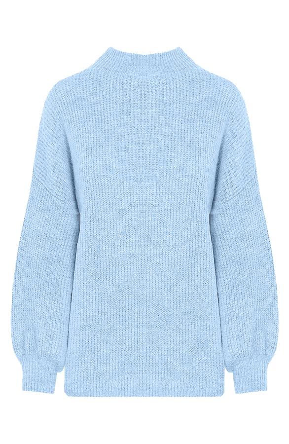 Knitted Sweater Babyblauw – shoparchief, foto 1