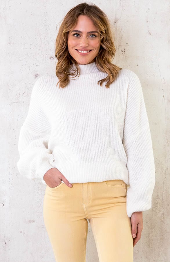Knitted Sweater Ecru – shoparchief, foto 1