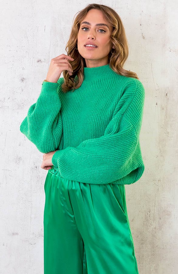 Knitted Sweater Groen – shoparchief, foto 2