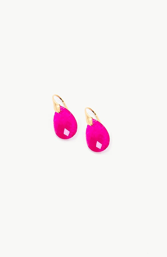 Kristal Oorbel Fuchsia – shoparchief, foto 1