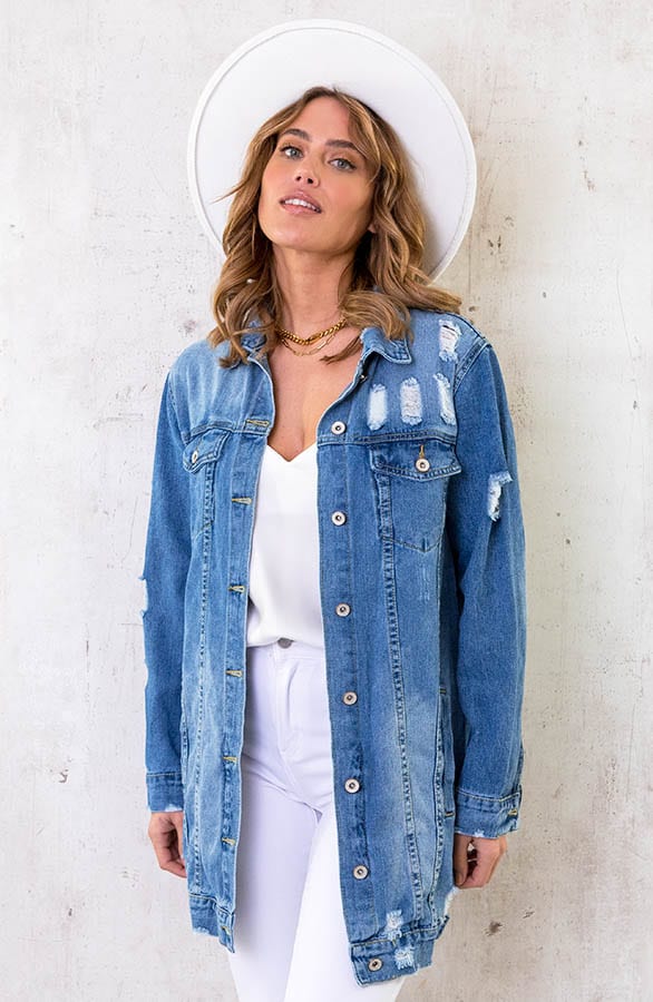 Long Denim Jacket 2.0 – shoparchief, foto 5
