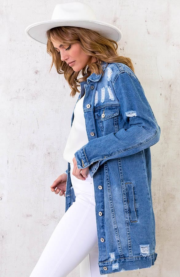 Long Denim Jacket 2.0 – shoparchief, foto 7